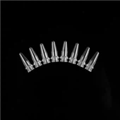 PP الطبية 0.1ml الأبيض PCR أنبوب منخفضة الملامح أنبوب 8 قطاع PCR أنبوب